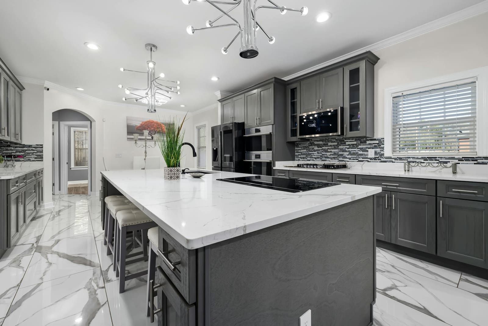 Chef's Kitchen in a Galaxy Construction custom home