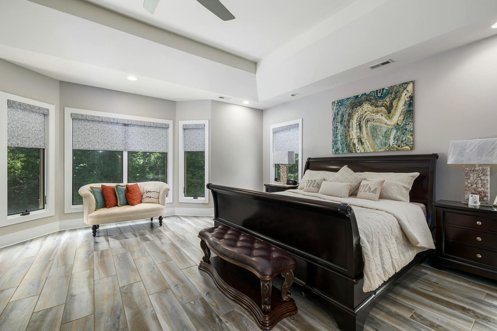 Primary Suite in a Galaxy Construction custom home