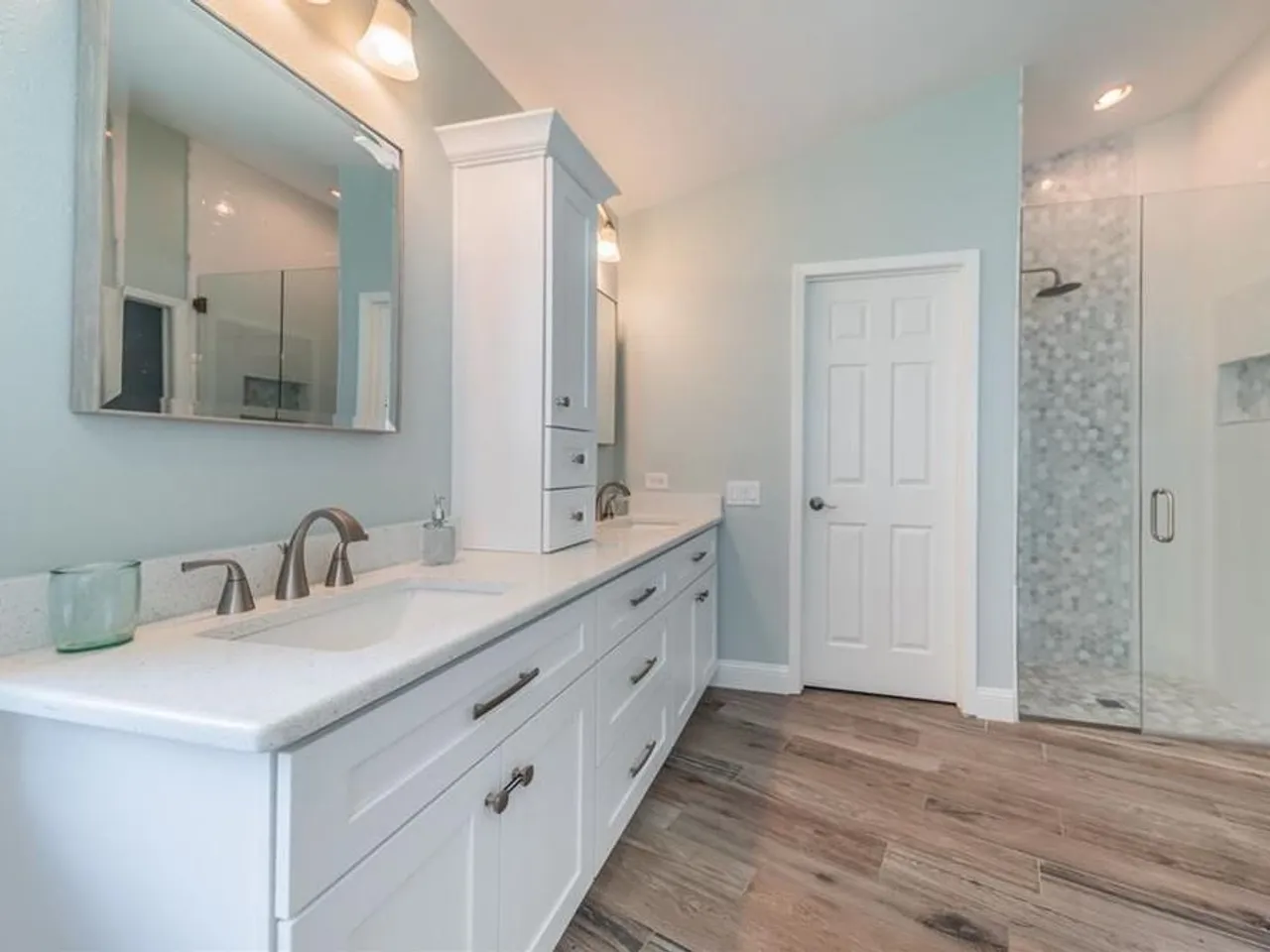 Spa master bathroom remodel — before and after — after