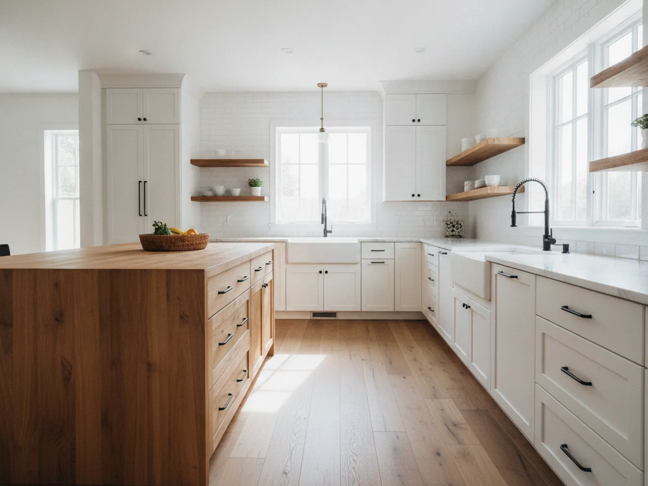 Classic Farmhouse Kitchen — Farmhouse kitchen remodel — after
