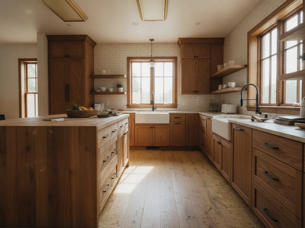 Classic Farmhouse Kitchen — Farmhouse kitchen remodel — before